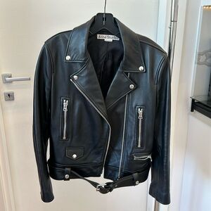 Acne Studios Leather Moto Jacket • Size 42 (6-8 US) • Like New Condition